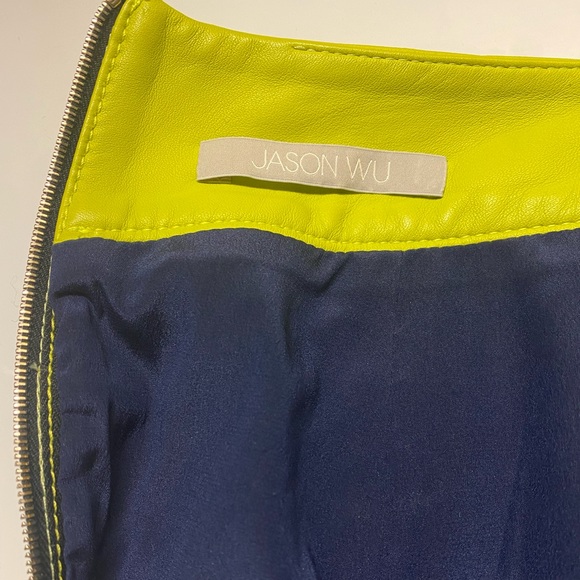 Jason Wu Leather Mini Skirt - Picture 4 of 4